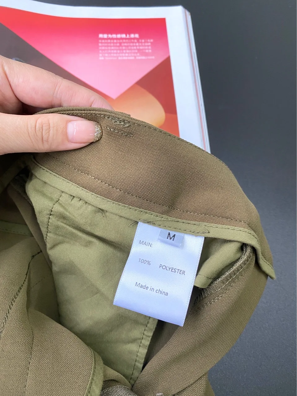 

Zipper Trouserd Women Loose Two Colors Pockets Female Harlan Pants