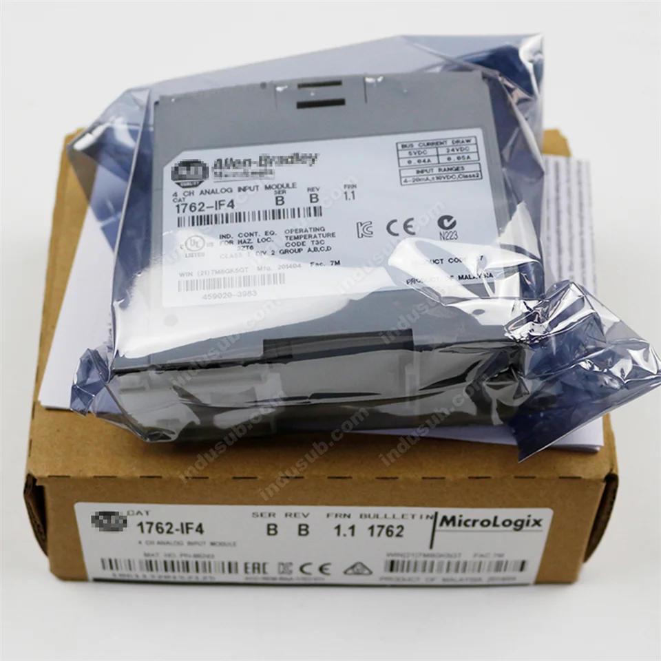 

1762-IF4 PLC Programmable Logic 4 Channel Current/Voltage Analog Input Module