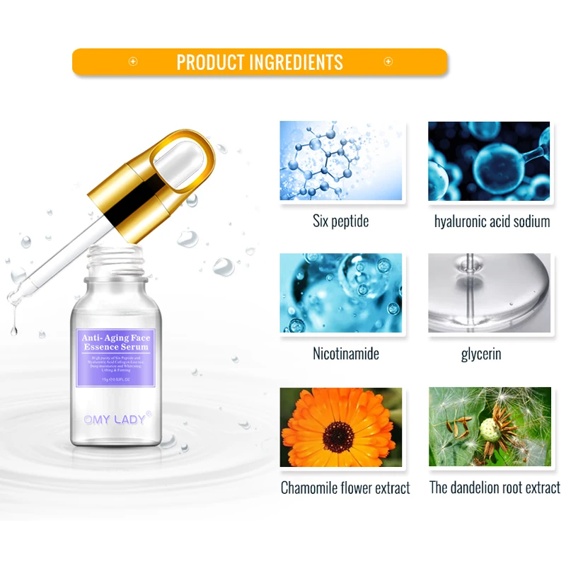 OMY LADY анти-старения анти-морщинки уход за кожей лица Сыворотки отбеливающей
