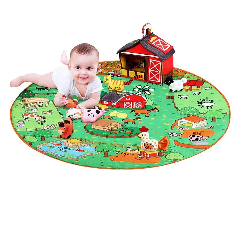Jollybaby детский игрушка Reborn baby Doll 3D игровой коврик для детей 0 1 3 года Infantil Обучающие