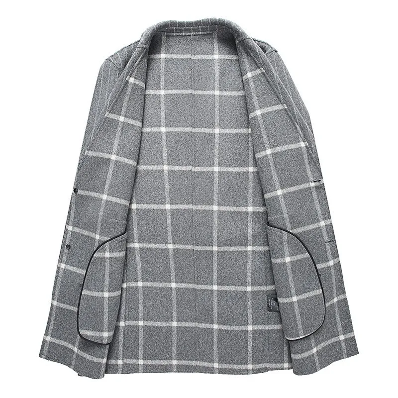 Горячая Распродажа 2020 пальто мужской строгий деловой Зимняя двухсторонняя