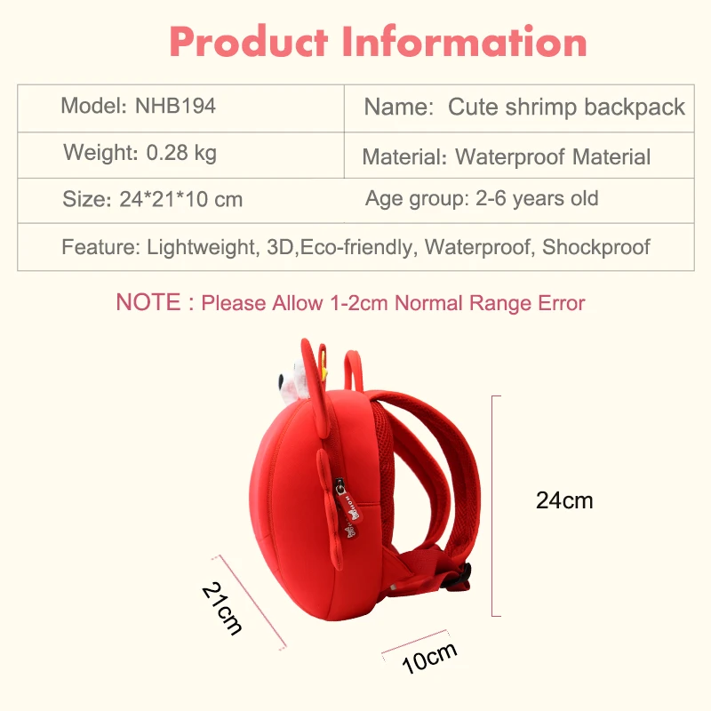 NOHOO школьные сумки для малышей милый детский рюкзак в сад школьный девочек и