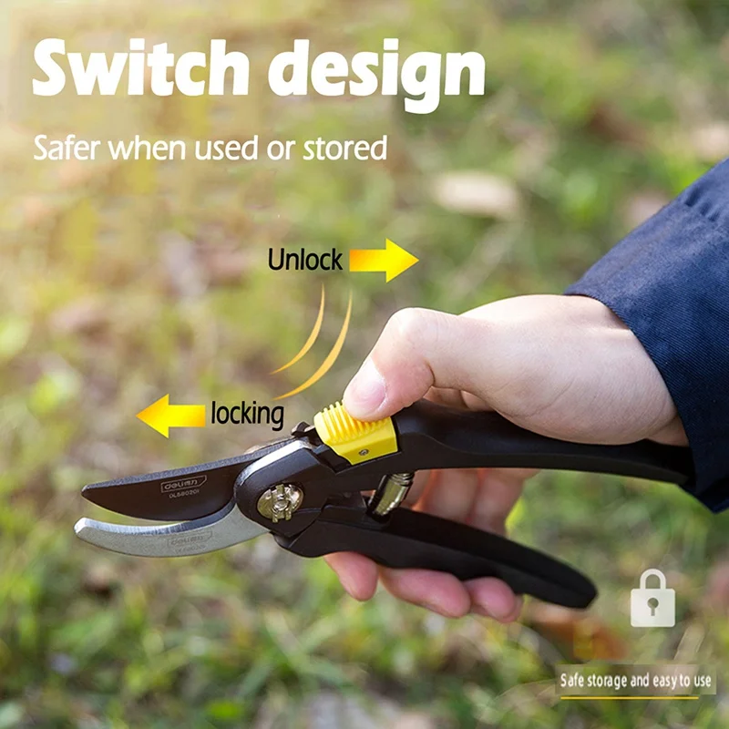 Секатор Deli SK5 ножницы для обрезки фруктов резьбы по дереву бонсай | Инструменты