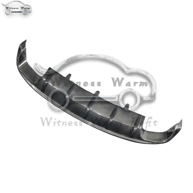 A7 диффузор из углеродного волокна губа на задний бампер спойлер для Audi Sline/S7