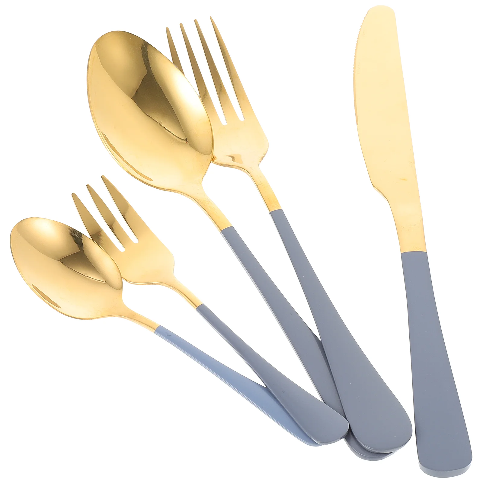 

1 Set Stainless Steel Kitchen Tableware Dinnerware Dinner Fork Spoon Cutter