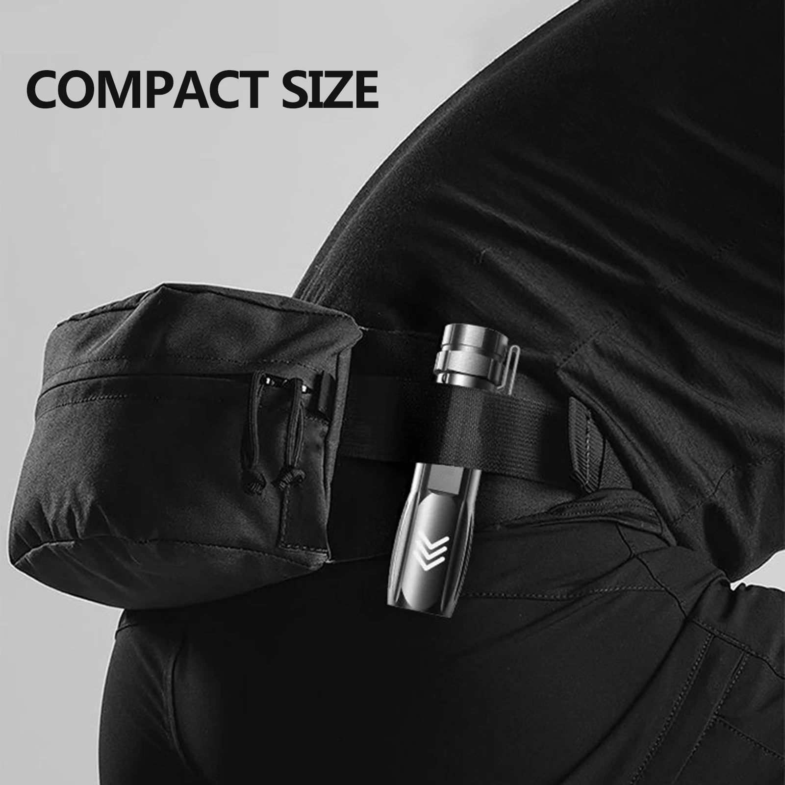 

Outdoor Climbing Mini USB Flashlight Multi-function 3-level lighting mode Camping Hiking Zoom Flashlight Outdoor Tool