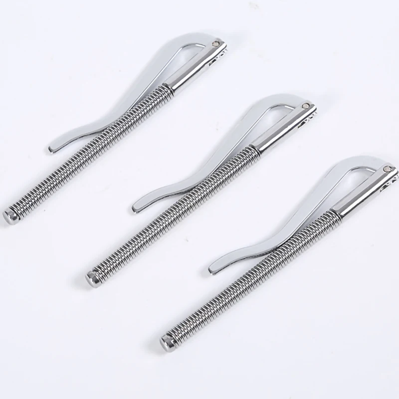 Зажим для денег длина 85 мм пружинный металлический | Дом и сад