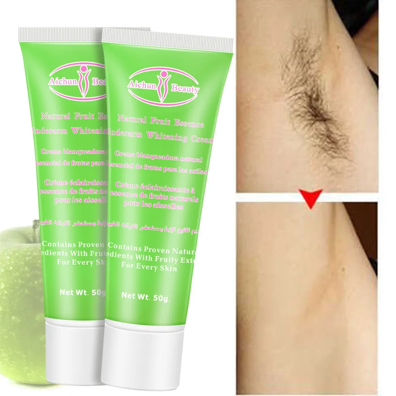 

Aichun 50g Armpit Whitening Cream Body Dark Skin Knee Lightening Bikini Underarm Inner Thigh Hot High Quality Body Care Cream