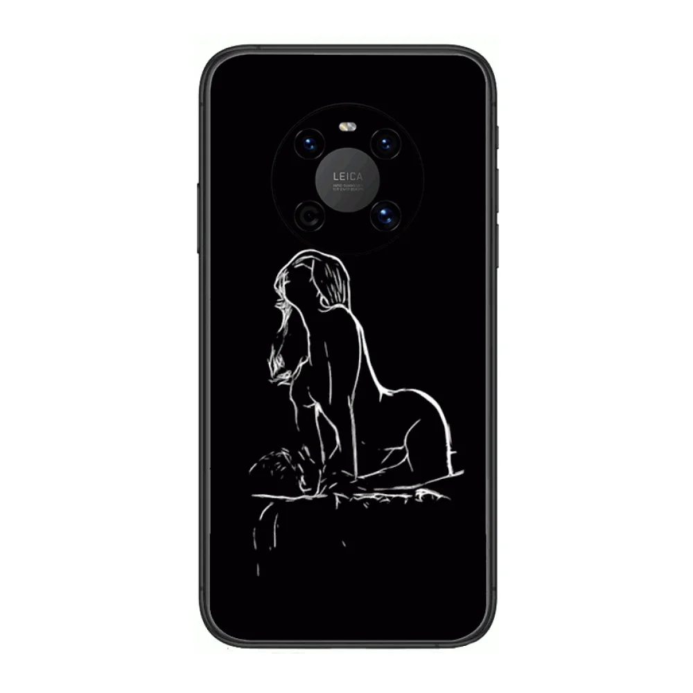 

ipad s10e silicone case sound Phone Case For Huawei mate 30 10 20 40 Lite Smart Z Pro Black Etui 3D Coque Pai