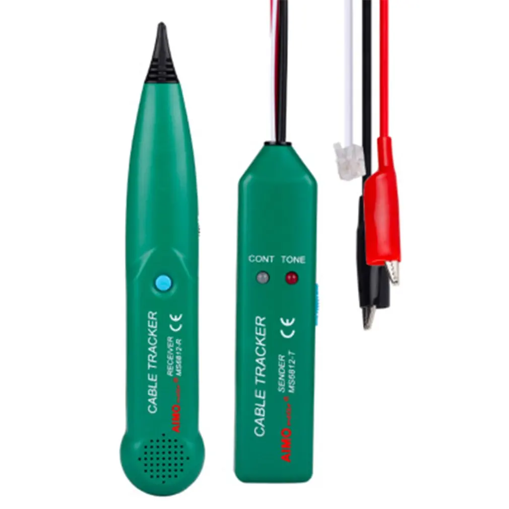 Профессиональный тестер сетевого кабеля AIMO MS6812 LAN для UTP STP Cat5 Cat6 телефонного