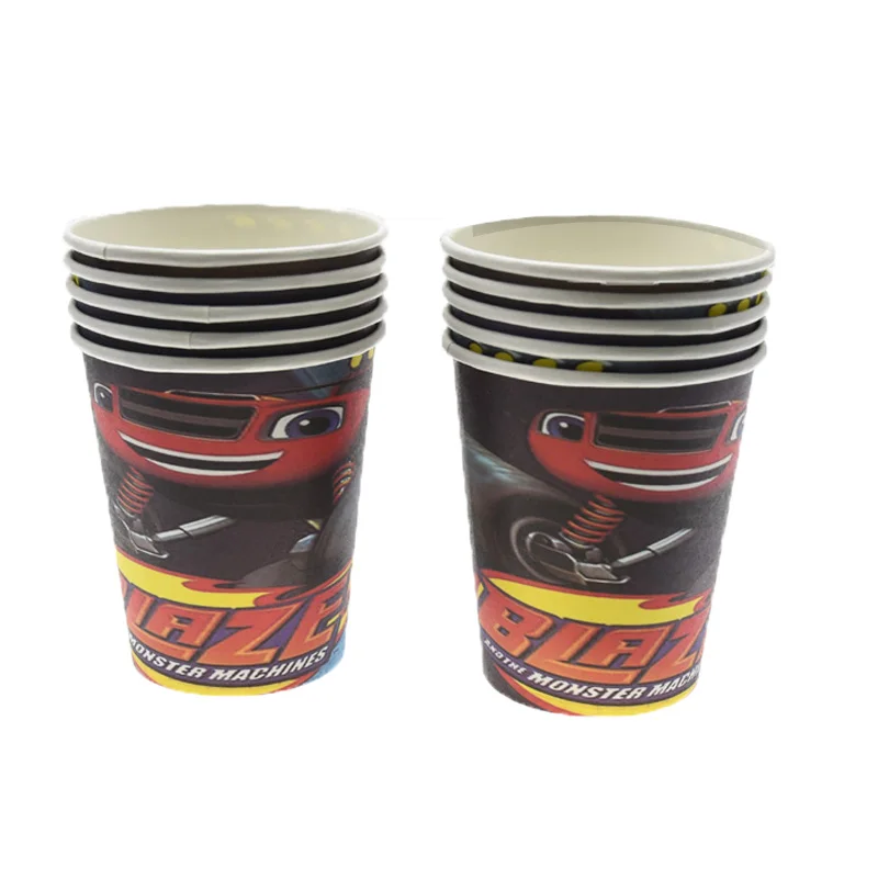 Для выведения токсинов 40 шт вспыш и чудо машинки бумажные стаканчики с День