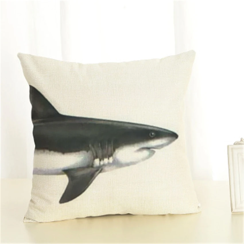 

45x45cm Ocean whale Sofa Pillowcase Pink Cushion Cover Throw Pillow Case Home Sofa Bed Chair Decoration 17.72x 17.72inch
