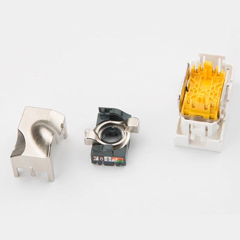 10 шт. Legrand стиль CAT6A RJ45 FTP keystone роторный CAT6A Экранированный модуль 76573