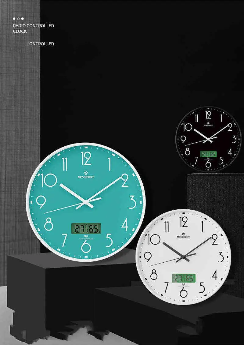 Настенные часы для гостиной скандинавские креативные простые бытовые бесшумные