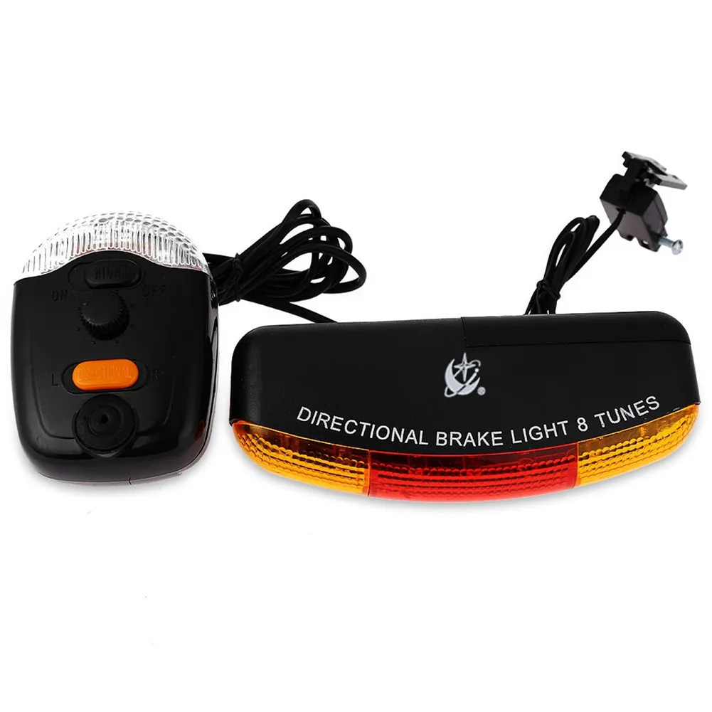 

LED Bicycle Light Turn Signal Bicycle Rear Light Electric Horn Brake Light XC-408 for Bike Accessories