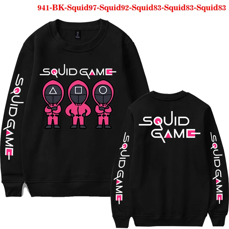

Korean Drama Squid Game Sweatshirt 2021 Hot Sales Hoodies Funny Cartoons Hoody Harajuku Fashion Korean Style Hoodie Kpop Clothes