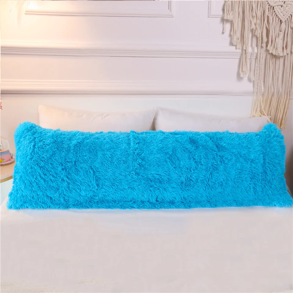 BeddingOutlet из искусственного меха с капюшоном Подушка Чехол пушистый декоративная подушка чехол прямоугольник с длинным ворсом, декоративная наволочка для подушки 1/2 шт. дропшиппинг