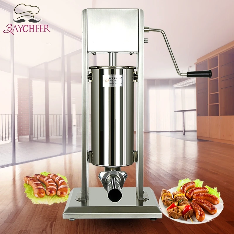 Ручная машина для наполнения сосисок шприц из нержавеющей стали инструменты