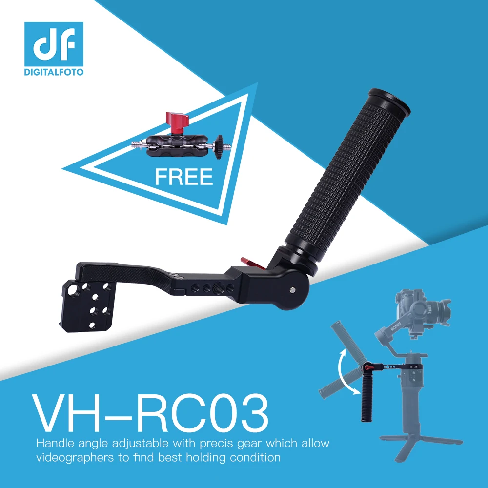 

Gimbal Accessories Mount Clamp Aluminum Detachable Angle adjustable Neck Ring Versatile handle Compatible With DJI RONIN SC/S