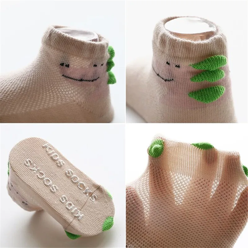 Newborn Baby 3 Pairs Socks Cotton Mesh for Girls Summer Toddler Sock Infant Boys Clothes Accessories | Детская одежда и обувь