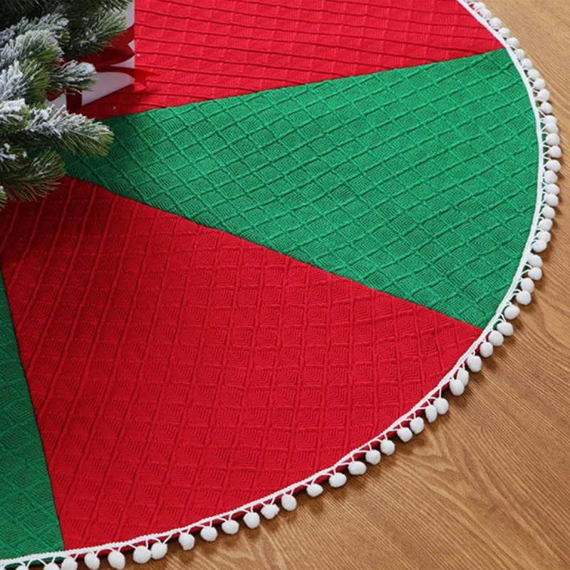 

Christmas Tree Floor Cover Tree Skirt Christmas DIY Decoration Christmas Tree Sweater New Year Supplies