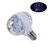 e27 3w rgb led crystal magic disco ball laser projector sound prty stage lighting effect disco lamp for home holiday bar ktv