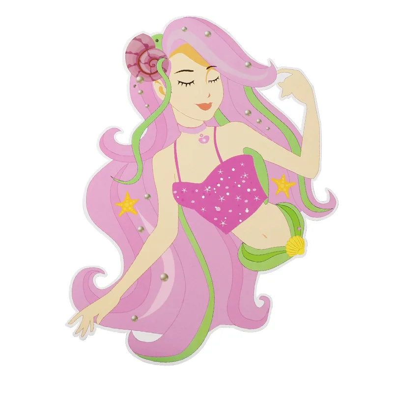 Русалки флаг буквы для девочек С Днем Рождения вечерние поставки баннер моноблок