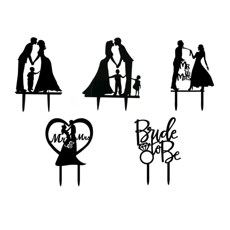 Принадлежности для свадебных церемоний пары Чай торты декоративные карты