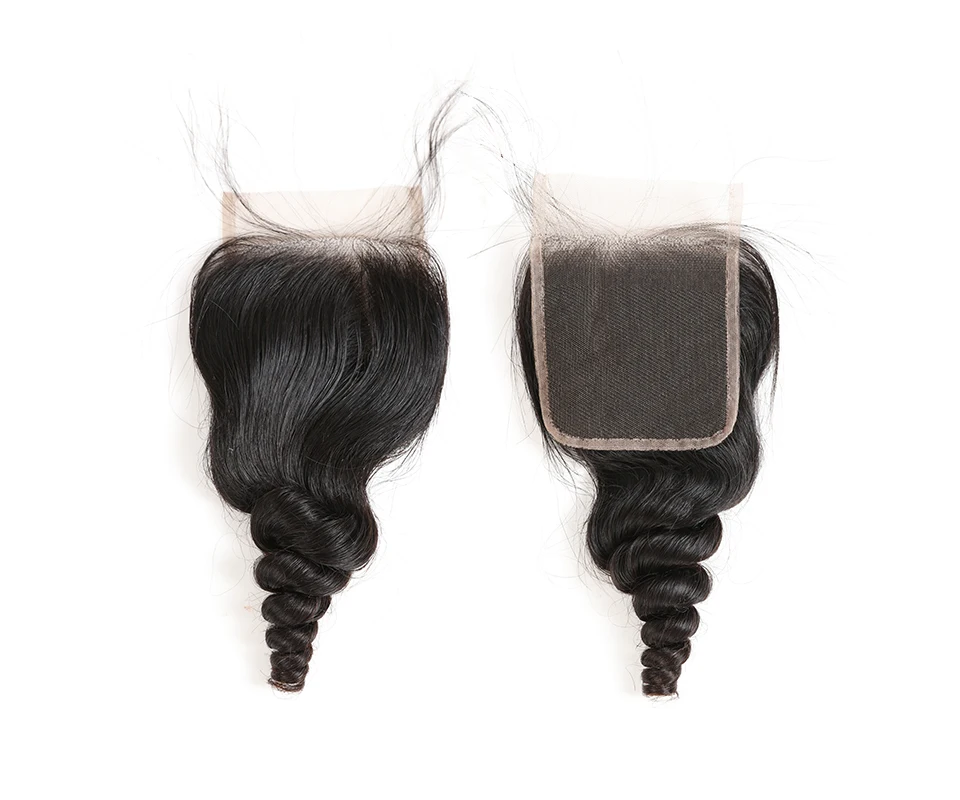 Али queen hair Экстра Pro. Соотношение 10A бразильские свободная волна Кружева Закрытие бразильского Виргинские волосы 4*4 швейцарский шнурок с 130% плотность натуральный Цвет