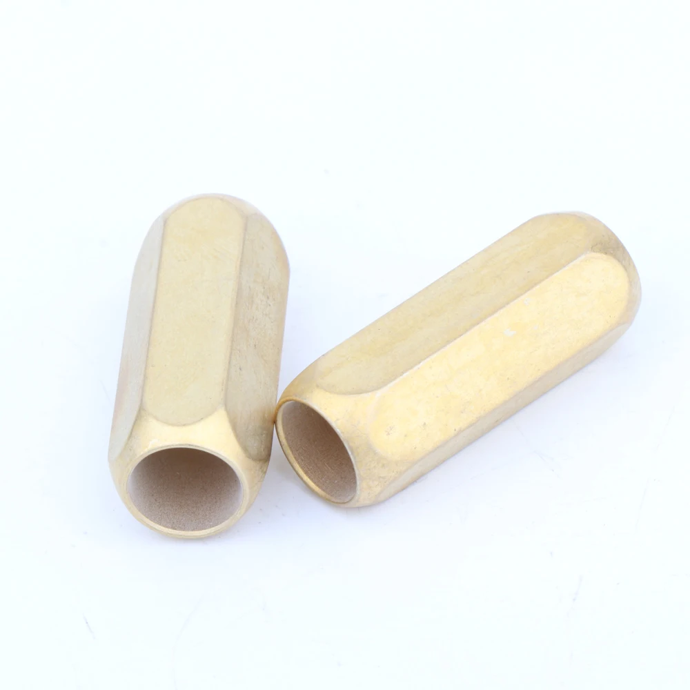 2 Pcs Hi-end Brass cable ring USB Cable hifi RCA Cable Audio DIY Wire Connector Black Speaker cable Wire Pants Boots