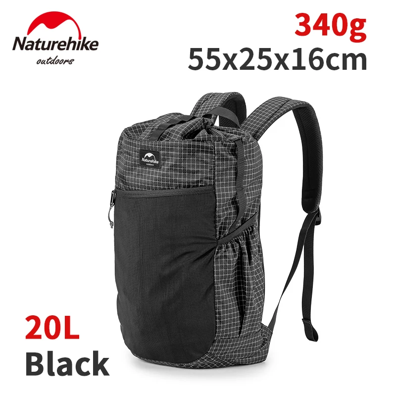 Naturehike 20L рюкзак для кемпинга на открытом воздухе 340 г ультралегкий модный дорожный водонепроницаемый рюкзак большой емкости Xpac походный рюкзак