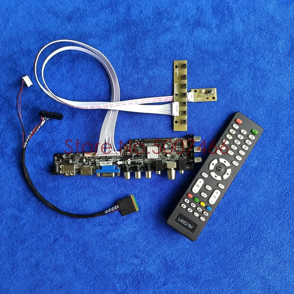 Для LP156WH4-TLR1/TLD1/TLD2 LVDS Pin Универсальный 1366*768 DVB цифровая панель VGA USB AV ТВ 3663