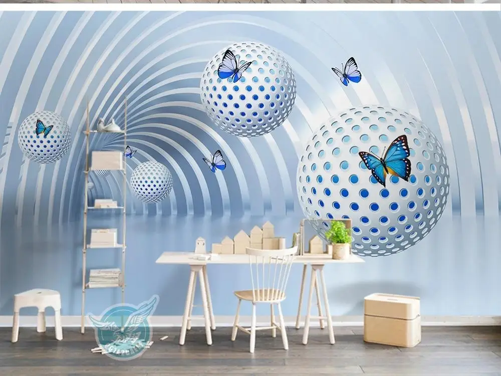 Большие настенные 3D обои на заказ персонализированные креативные Объемные с