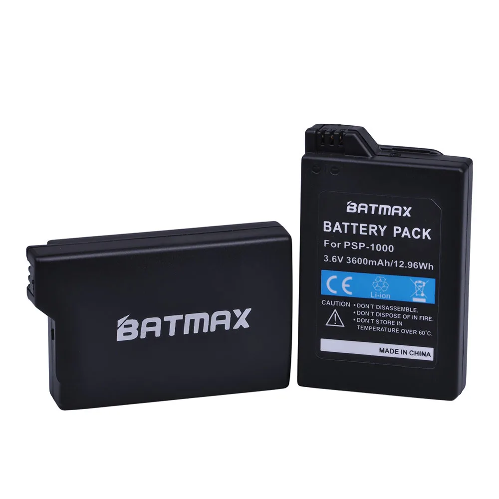 Аккумулятор Batmax PSP 3600 на 1000 мА · ч + двойное зарядное устройство USB для консоли Sony
