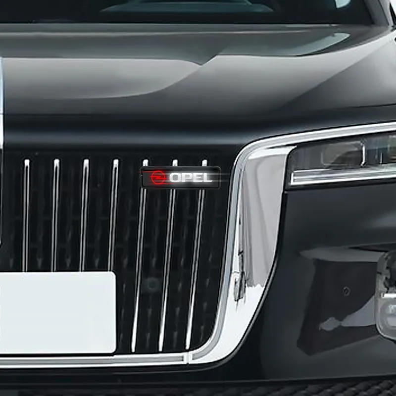 1 шт. Chrome передний капот решетка светильник Автомобильный светодиодный