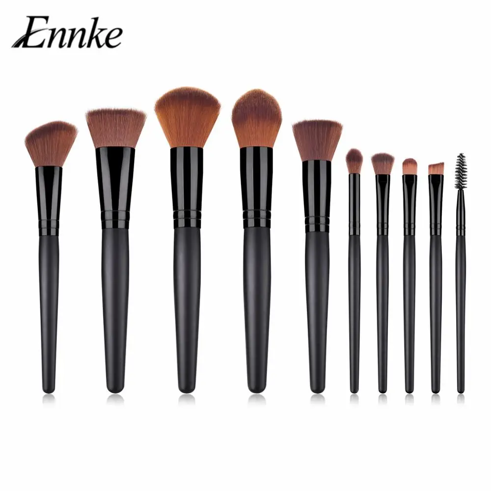 ENNKE ресниц основа кисти для макияжа 10 шт./партия микро щетки Макияж Румяна