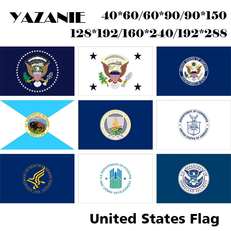 Флаг и баннеры YAZANIE флаг президента США президентская печать латунная втулка из