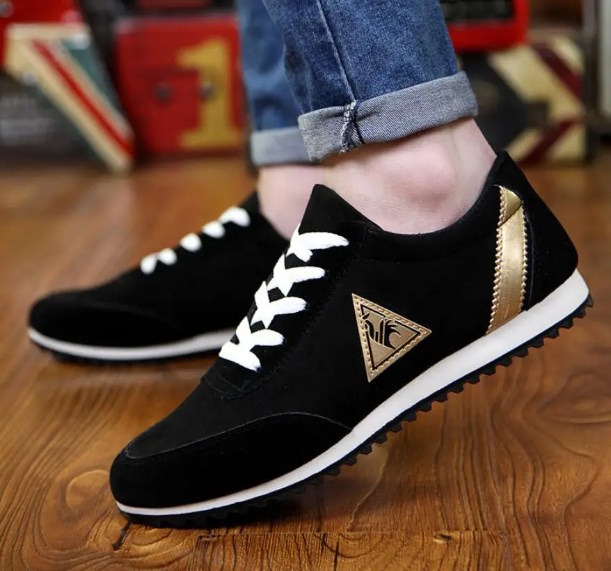 Men canvas Fashion Brand Casual Shoes flat For Comfortable Lace Up Zapatos Sapatos youth Plus Size Hombre sneakers |