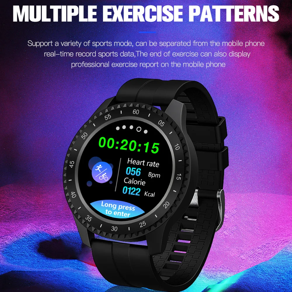 

F17 Bluetooth Smart Watch Heart Rate Monitor Sport Fitness Tracker Blood Pressure Call Reminder Men's and Women Watch