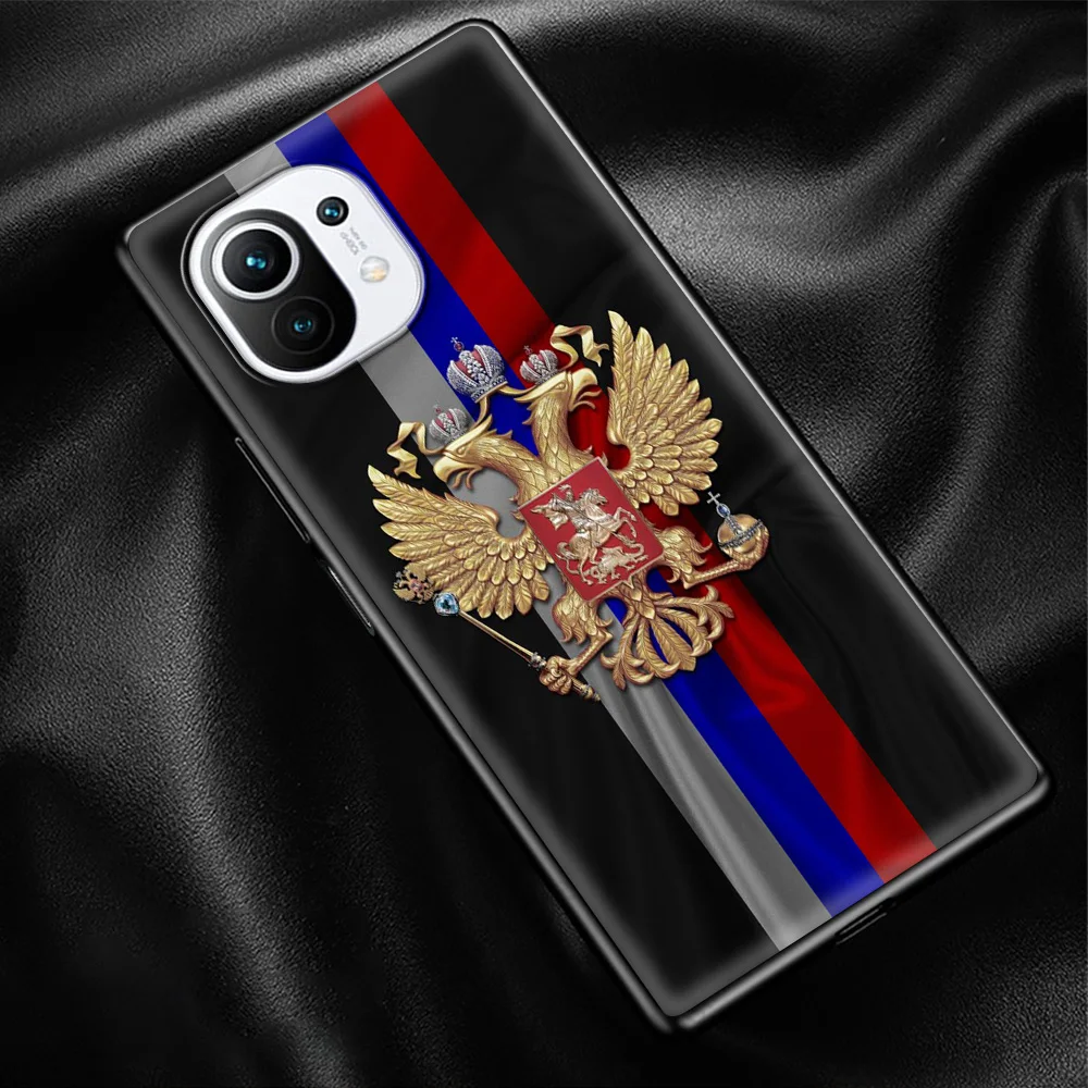 

Russian Flag Bear Eagle Flag Silicone Soft Coque for Xiaomi Mi Poco X3 NFC M3 10S 10T 9T 9 Lite Note 10 Pro 5G 11 CC9 Phone Case