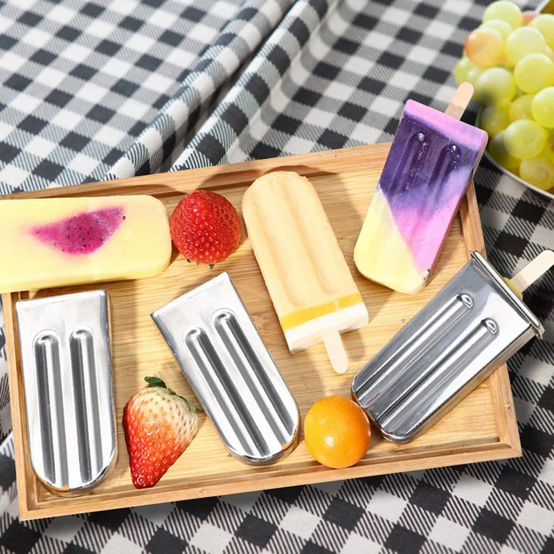 Набор из 3 многоразовых форм и стеллажей для приготовления мороженого