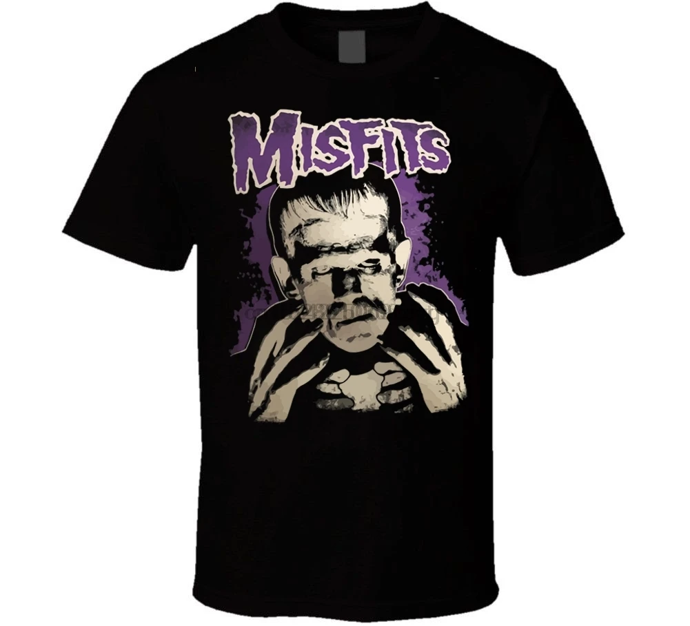 Misfits-Франкенштейна футболка злодей Универсальный монстров Данциг ужас S-4XL |