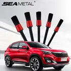 Щетка для детейлинга автомобиля, 5 шт., щетки для чистки салона автомобиля, щетка для мойки автомобиля, щетка для влажной и сухой чистки для приборной панели, аксессуары для воздуховода
