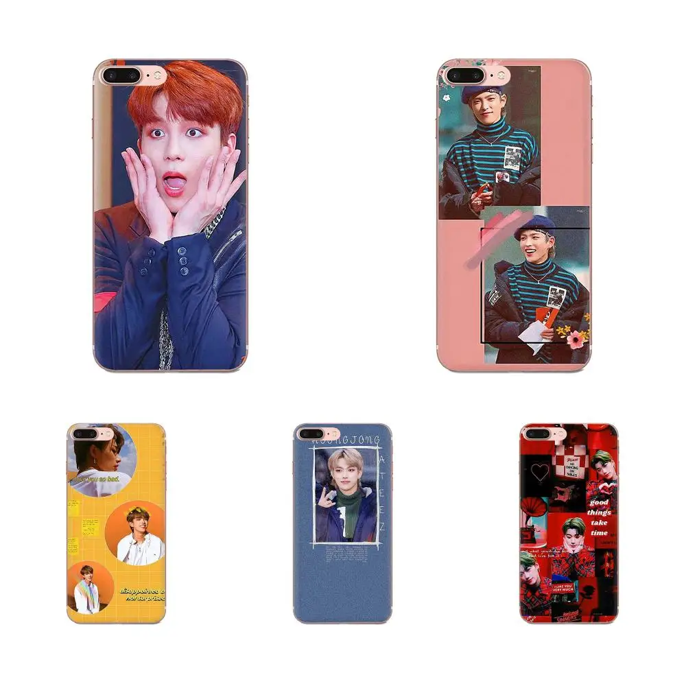 Ateez Hongjoong мягкий нестандартной конструкции для Xiaomi Redmi Note 2 3 3S 4 4A 4X5 5A 6 6A Pro