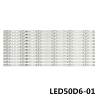 new 12 pcs 6led 495mm led backlight strip for le50a7100l led50d6 zc14 01aa30350006202 30350006201 30350006205 v500hj1 pe8