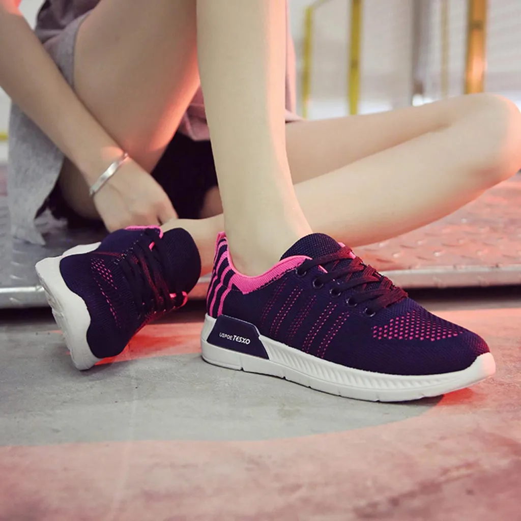 Женские беговые кроссовки четыре сезона дышащая Спортивная обувь для женщин