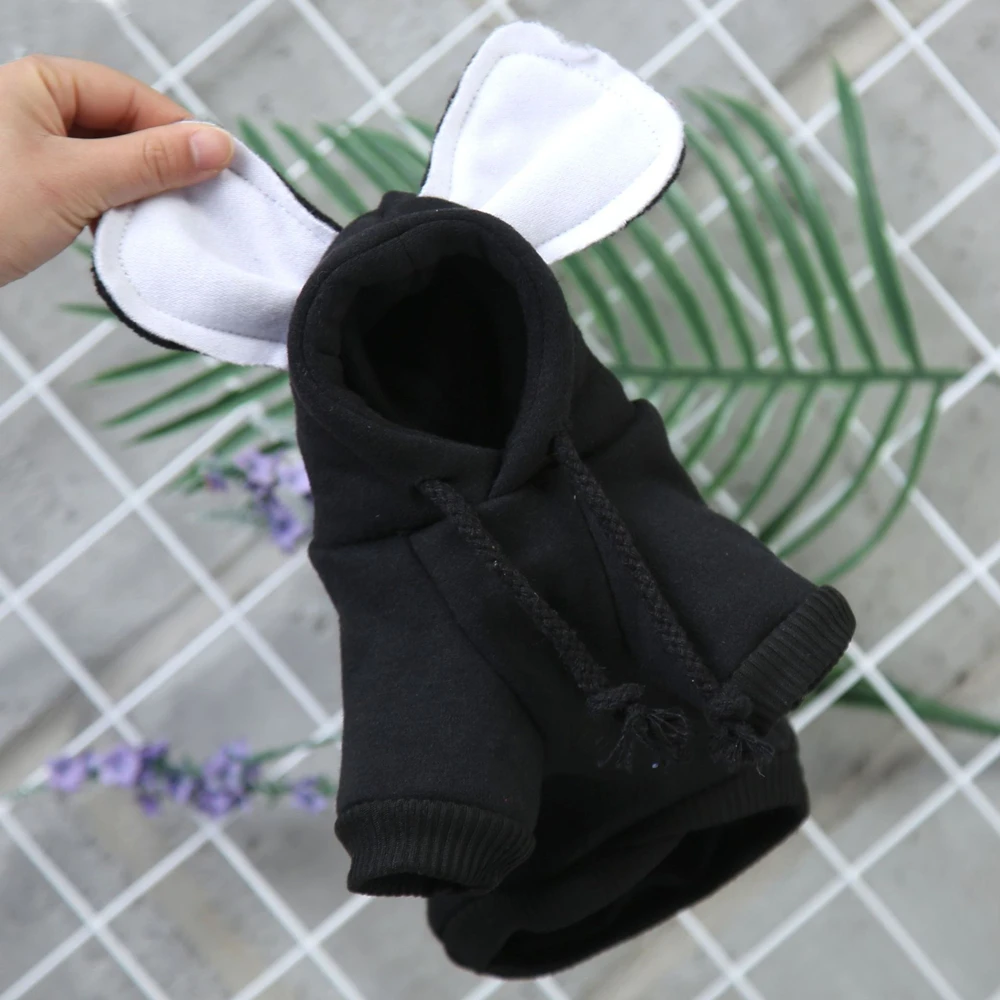 Плащ с ушками медведя одежда для собак пальто собаки щенка Рождественский