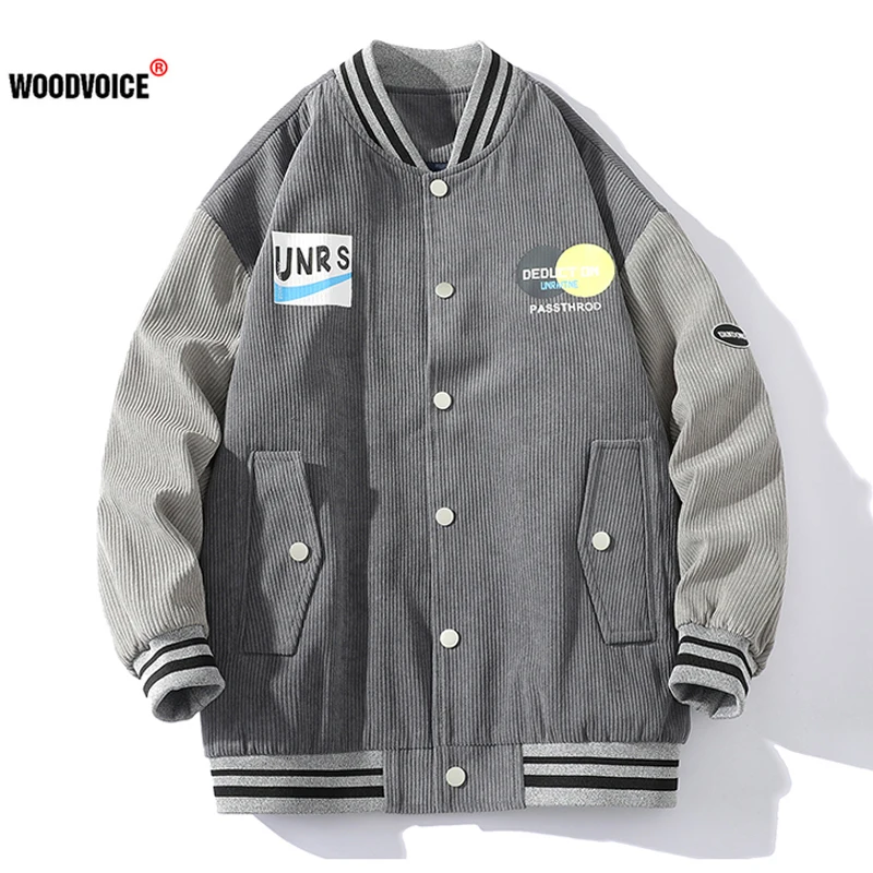 

Хип-хоп университетская куртка мужская меховая с вышитыми буквами цветная куртка для колледжа Женская Harajuku модная бейсбольная куртка унис...