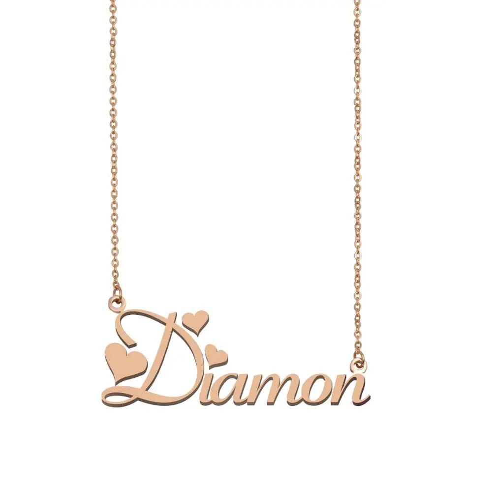 

Diamon Name Necklace , Custom Name Necklace for Women Girls Best Friends Birthday Wedding Christmas Mother Days Gift