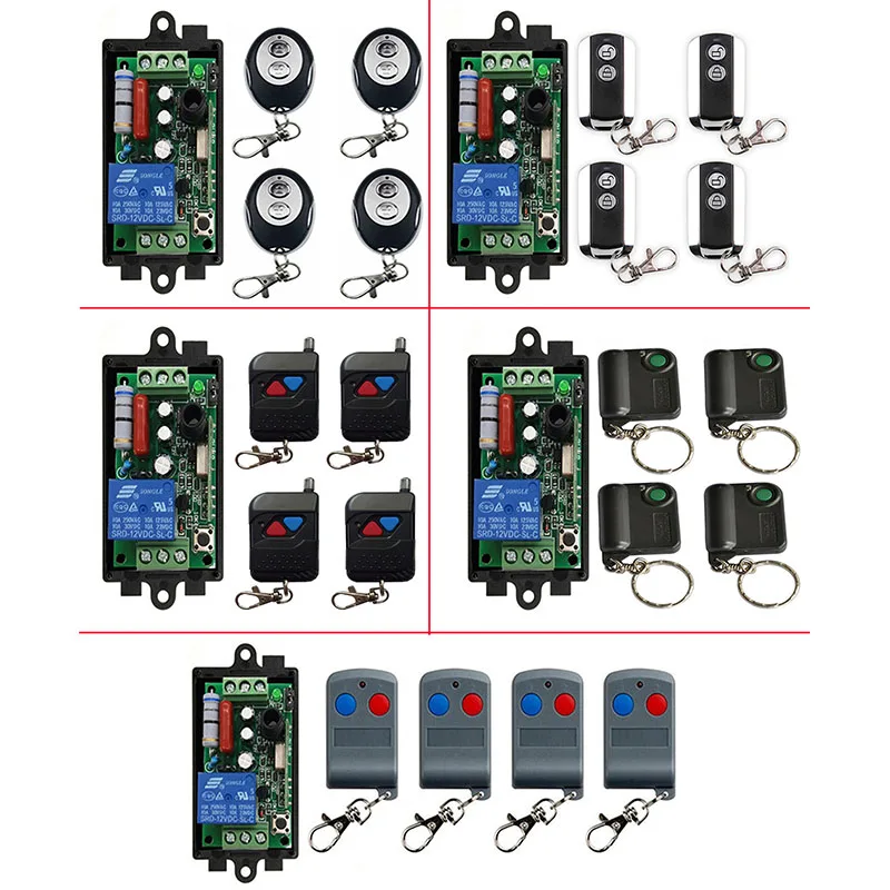 1 CH беспроводной Радиочастотный выключатель 220 В перем. Тока с дистанционным